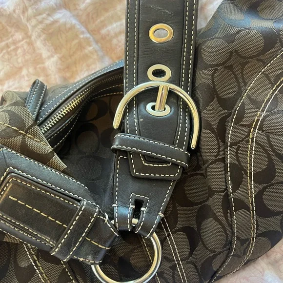 Coach Brown Hobo Bag - Picture 3 of 7